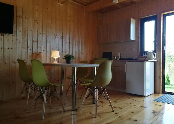 Muszelka Letniskowe Nad Morzem Деревянный коттедж