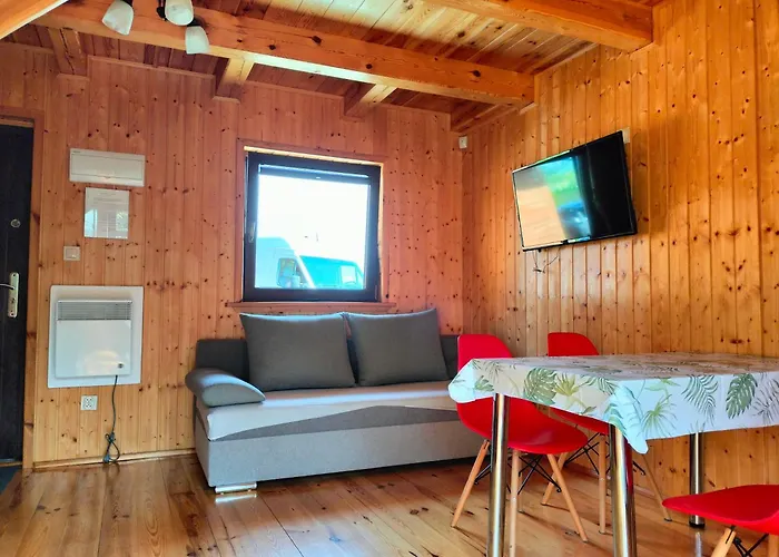 Деревянный коттедж Muszelka Letniskowe Nad Morzem